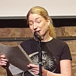 Dominique Sophie beim Poetry Slam in der Lagerhalle